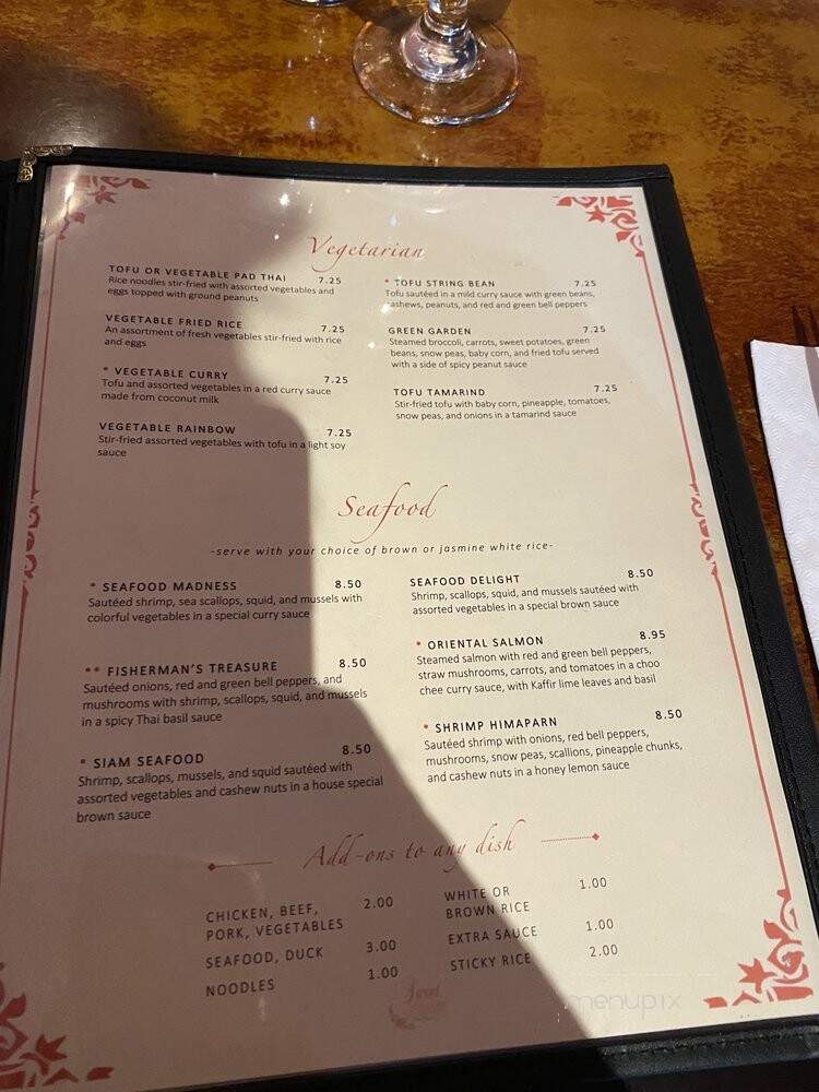 Sweet Mango Thai Cuisine - Cleveland, OH menu_pic