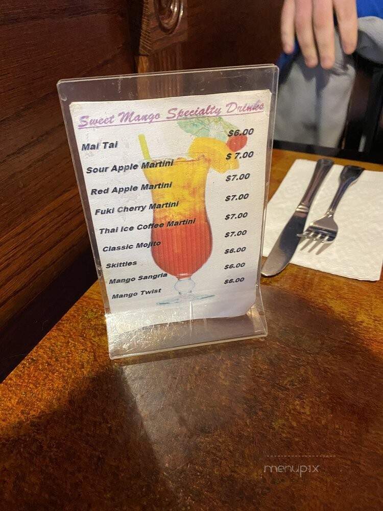 Sweet Mango Thai Cuisine - Cleveland, OH menu_pic