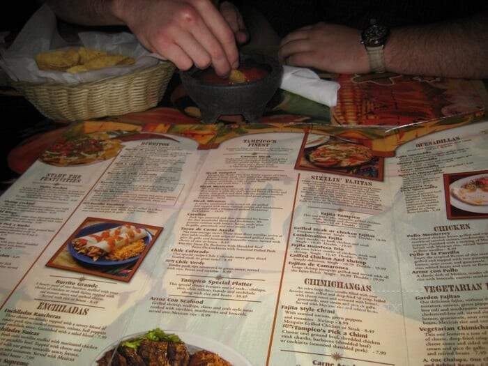 Tampico Mexican Restaurant - Marietta, OH menu_pic