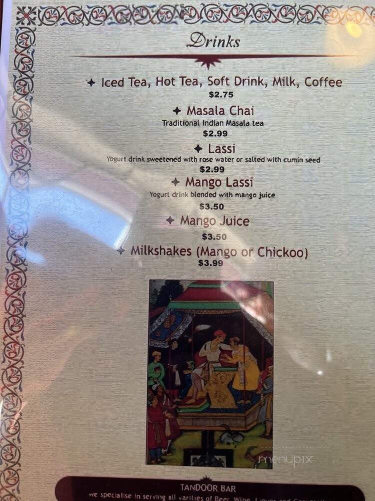 Tandoor India Restaurant - Cincinnati, OH menu_pic
