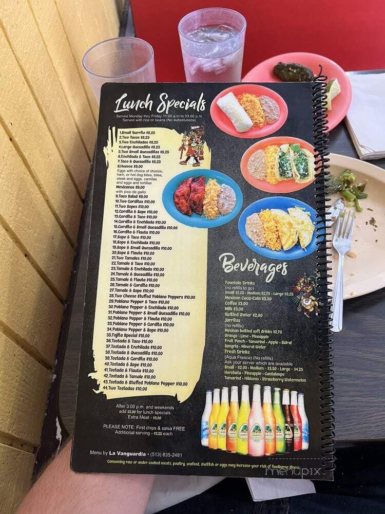 Taqueria Mixtech - Dayton, OH menu_pic