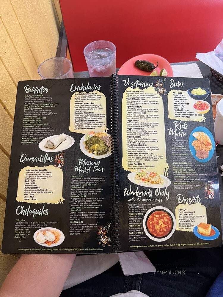 Taqueria Mixtech - Dayton, OH menu_pic