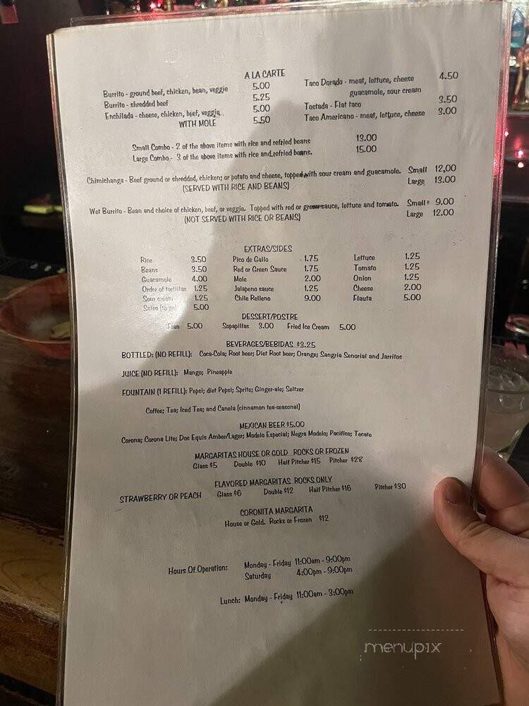 Villa P Zapatas - Cleveland, OH menu_pic