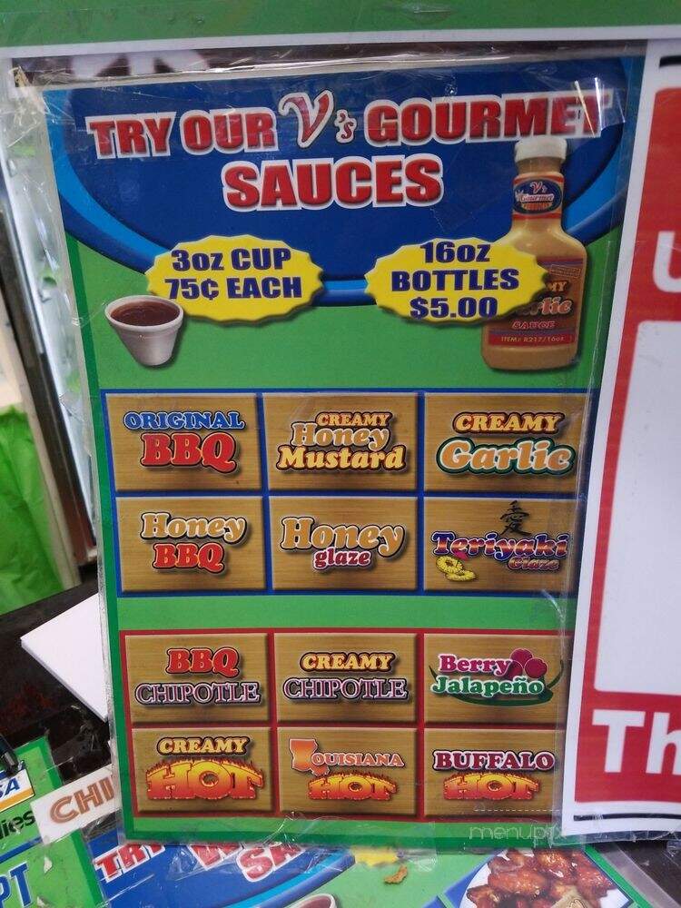 V's Gourmet Chicken Express - Cleveland, OH menu_pic