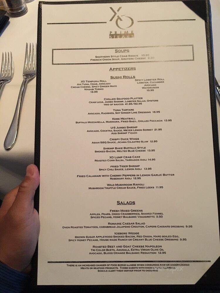 X O Prime Steaks - Cleveland, OH