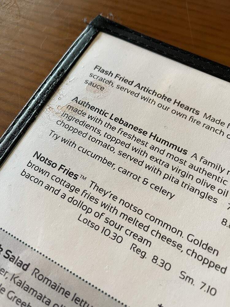 Yours Truley Restaurant - Medina, OH menu_pic