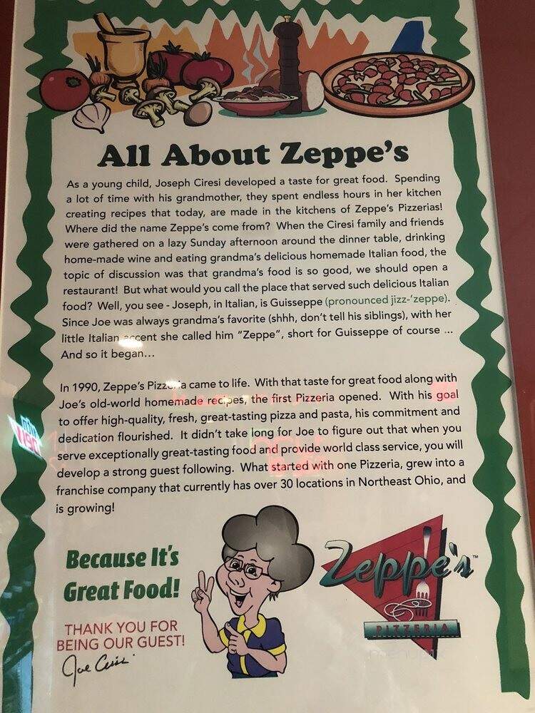 Zeppe's Pizzeria - Cleveland, OH