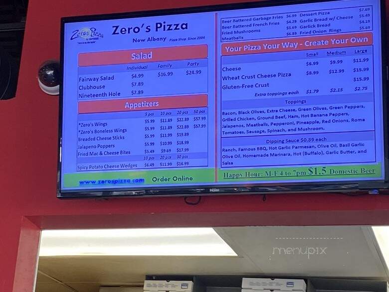 Zero's Pizza & Carry Out - New Albany, OH