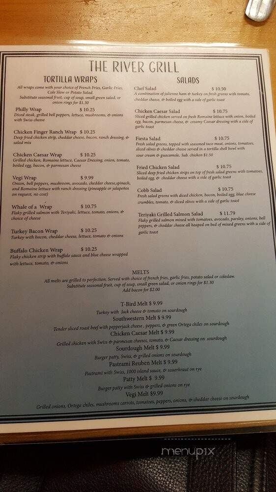 Backroad Grill - Merlin, OR menu_pic