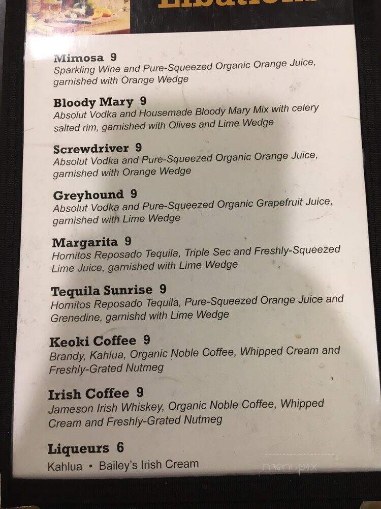 Brother's Restaurant - Ashland, OR menu_pic