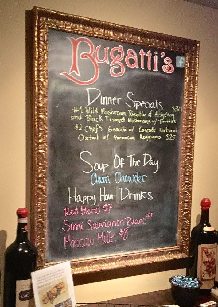 Bugatti's Restaurante - West Linn, OR menu_pic