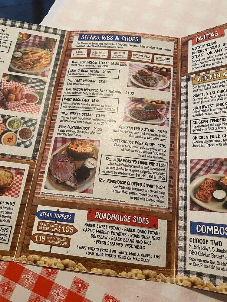 Cody's Restaurant - Pendleton, OR menu_pic