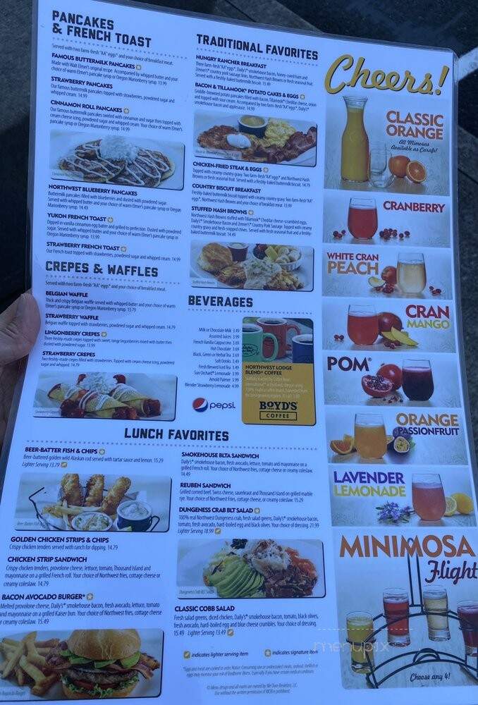 Elmer's Breakfast-Lunch-Dinner - Beaverton, OR menu_pic