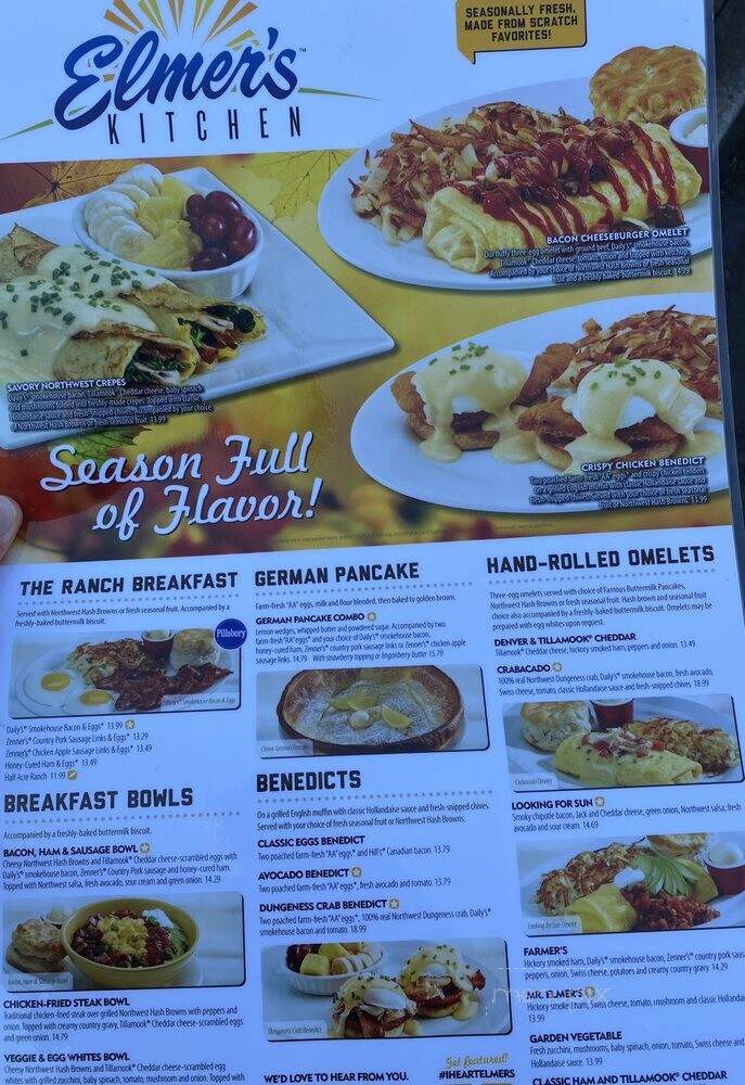 Elmer's Breakfast-Lunch-Dinner - Beaverton, OR menu_pic
