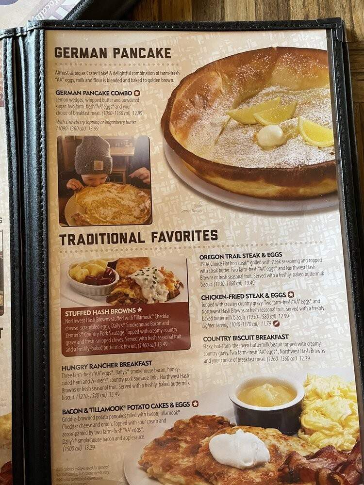 Elmer's Breakfast-Lunch-Dinner - Clackamas, OR menu_pic
