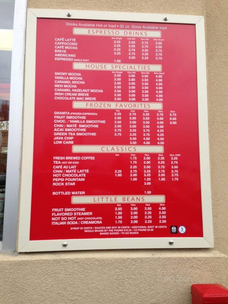Human Bean Of Grants Pass - Grants Pass, OR menu_pic