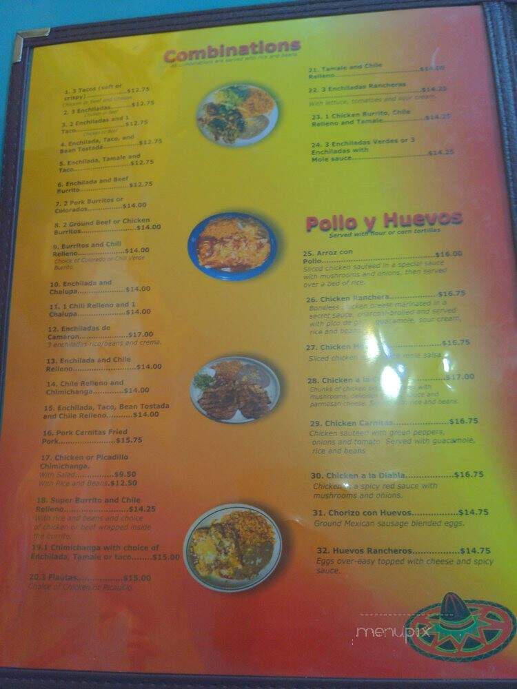 Lago De Chapala - Newberg, OR menu_pic