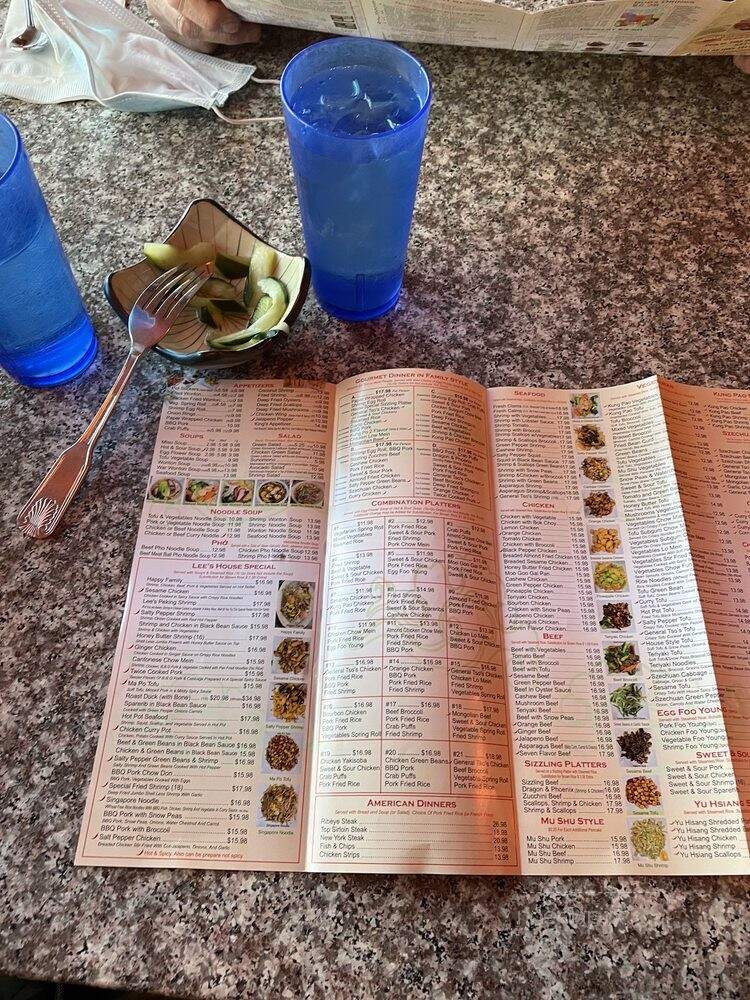 Lee's Restaurant - Lincoln City, OR menu_pic