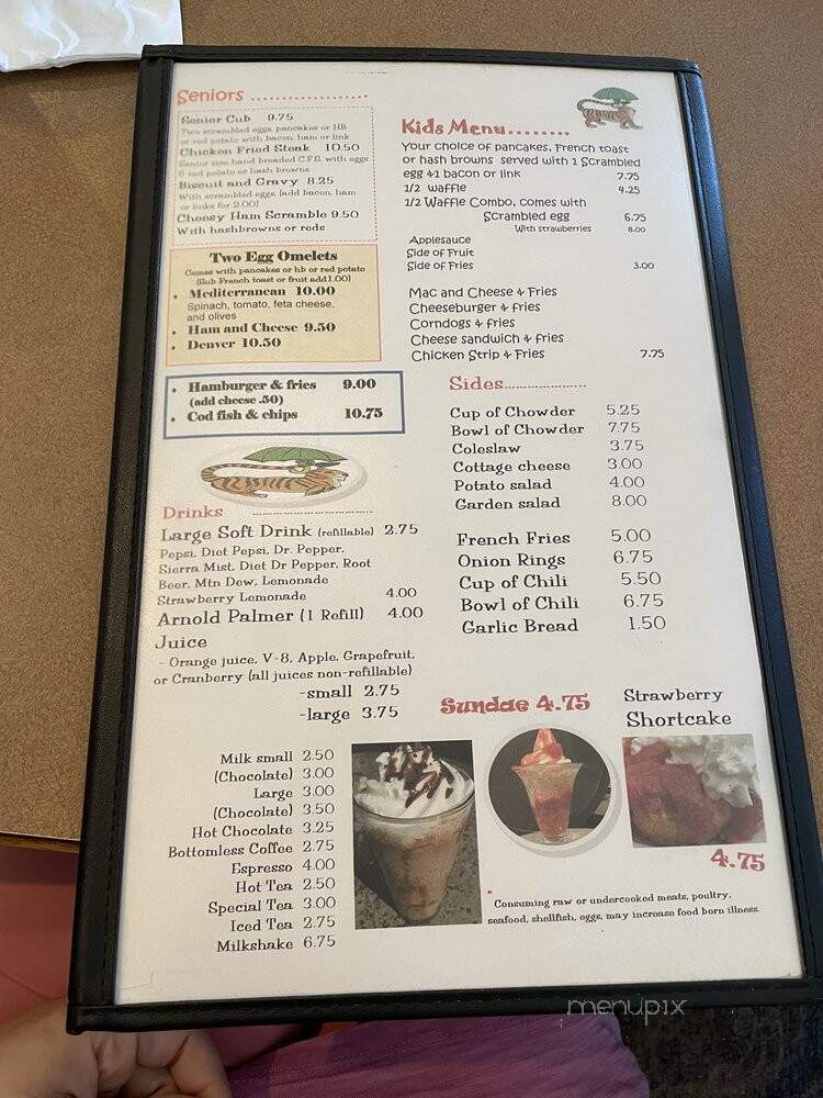 Lil Sambo's Restaurant - Lincoln City, OR menu_pic