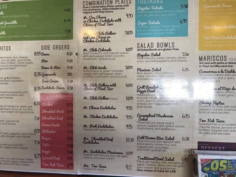 Los Jalapenos - Bend, OR menu_pic