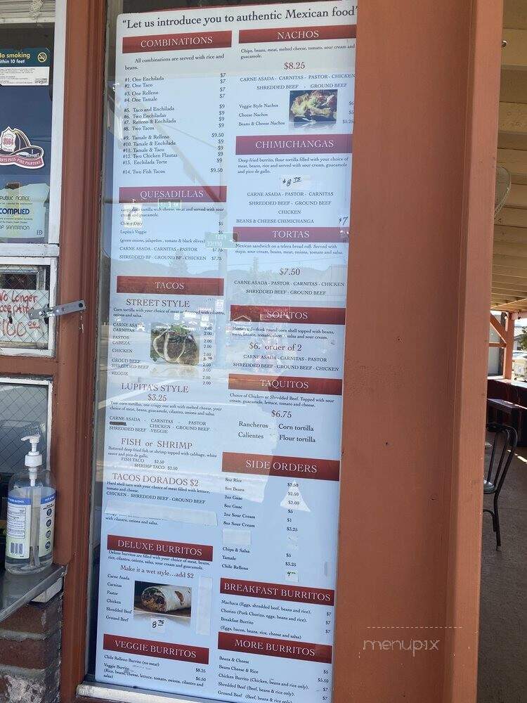 Lupita's Taqueria - Grants Pass, OR menu_pic