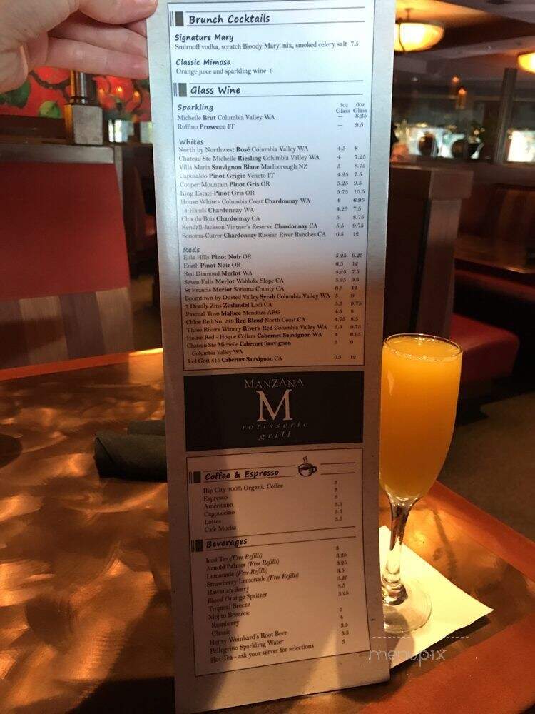 Manzana Rotisserie Grill - Lake Oswego, OR menu_pic