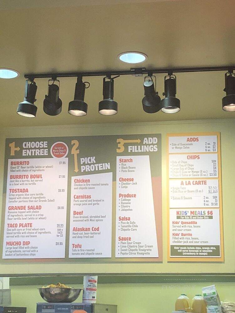 Mucho Gusto Mexican Kitchen - Eugene, OR menu_pic