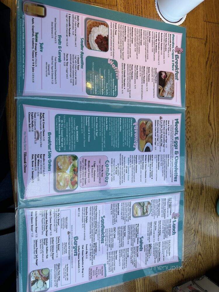 Pig 'n Pancake - Seaside, OR menu_pic