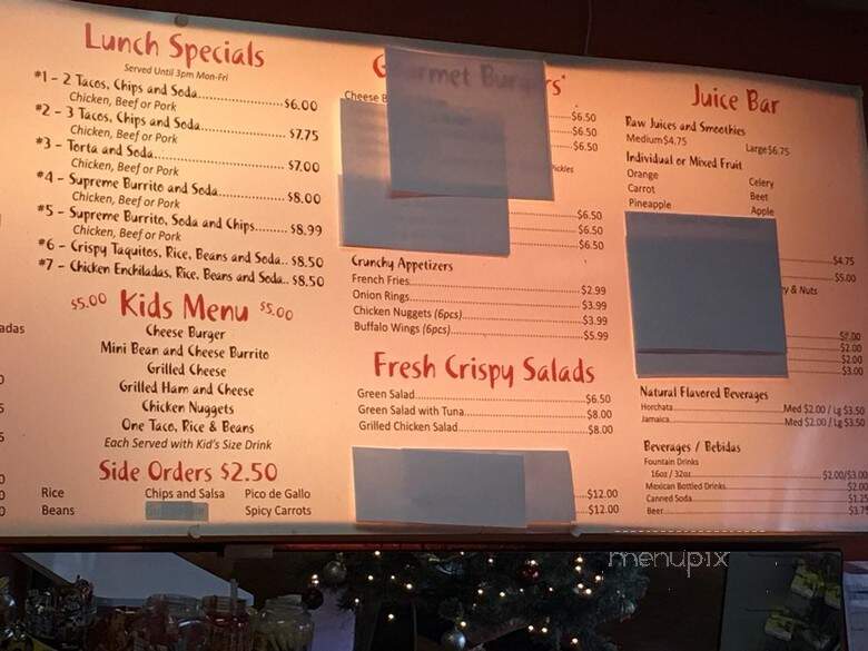 Taqueria El Gallo - Medford, OR menu_pic