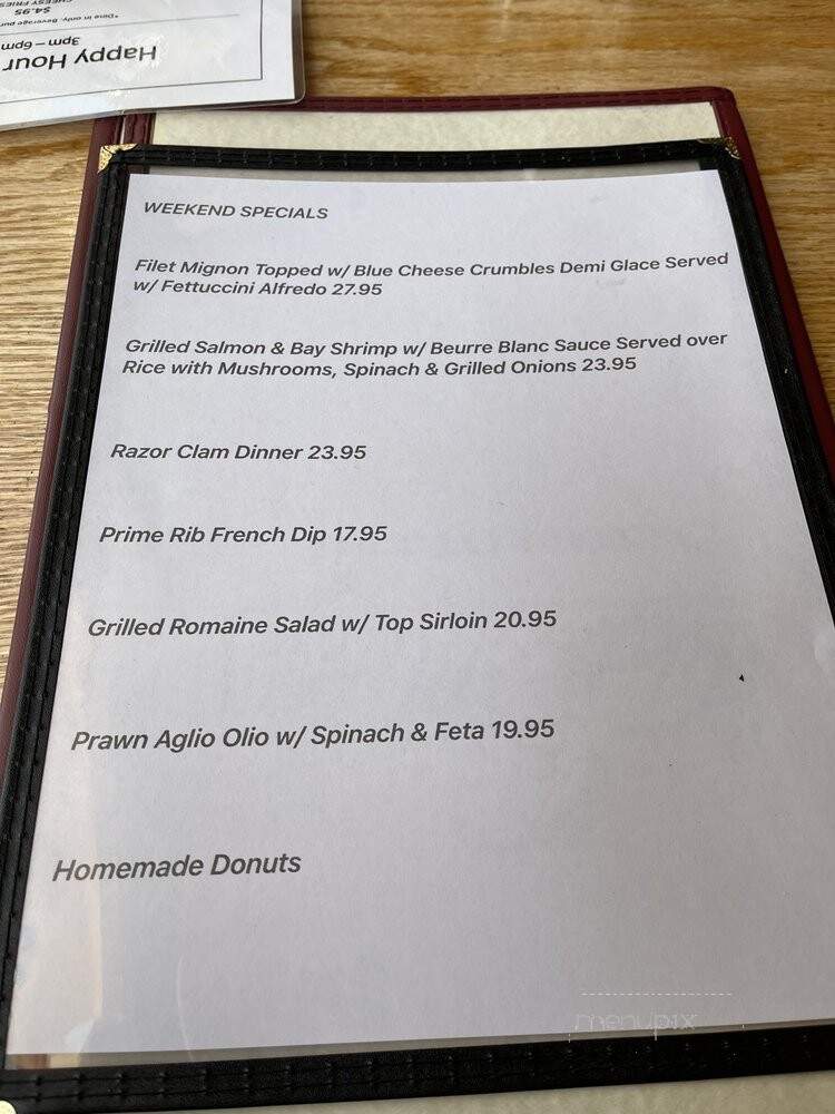 Walter Mitty's - Lake Oswego, OR menu_pic