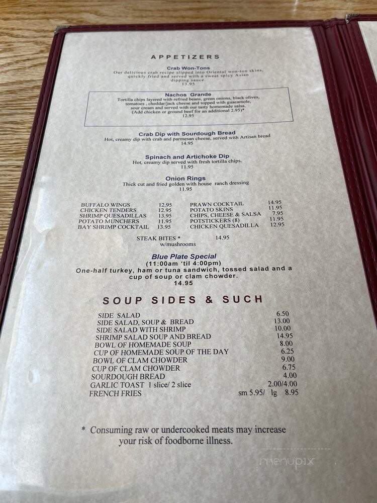 Walter Mitty's - Lake Oswego, OR menu_pic