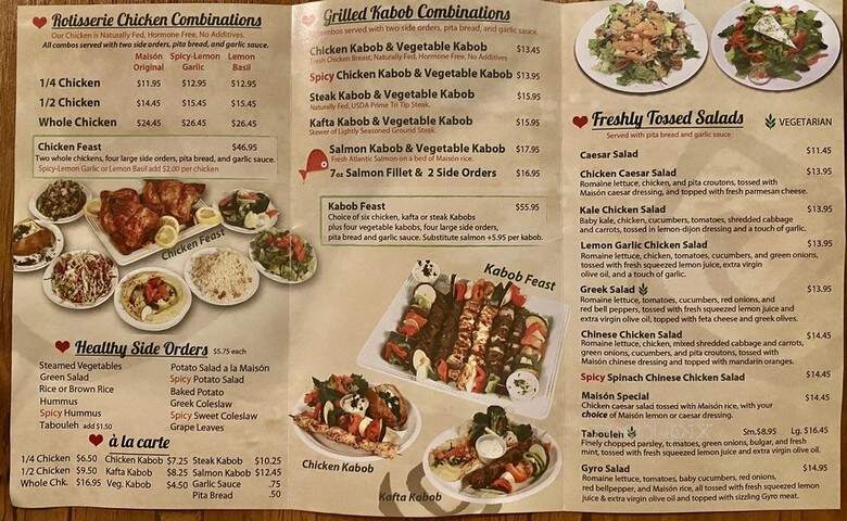 Chicken Maison - Redondo Beach, CA menu_pic