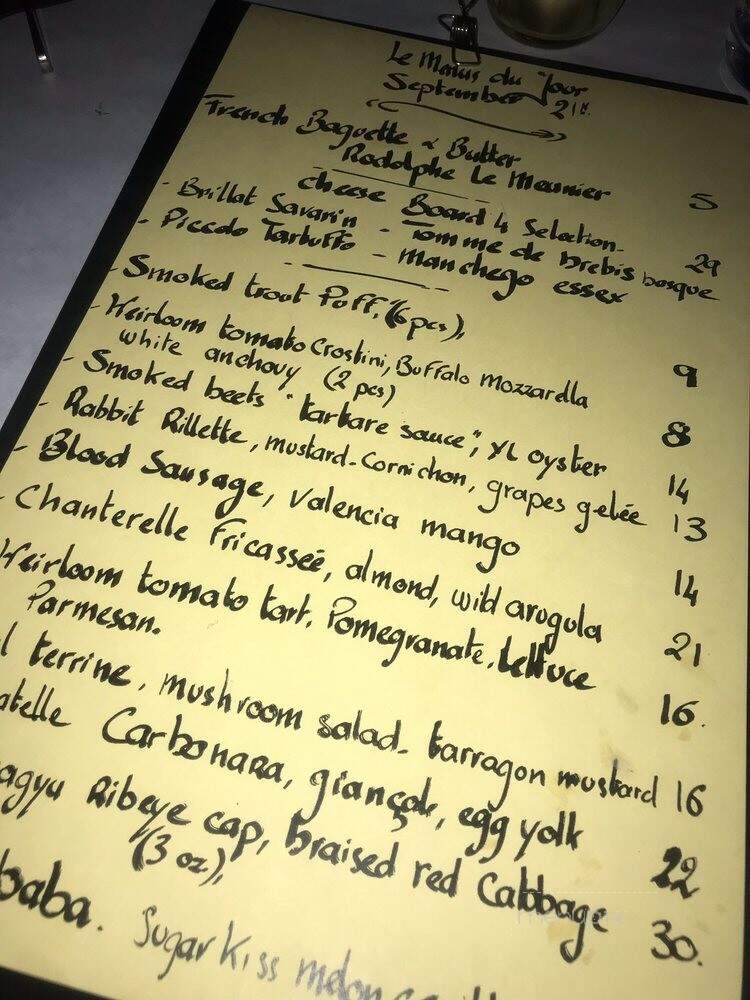 Church & State - Los Angeles, CA menu_pic
