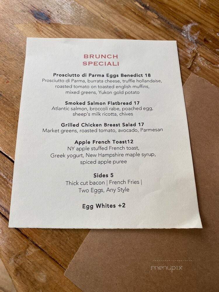 Emporio - New York, NY menu_pic