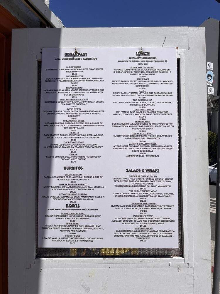 Flake - Venice, CA menu_pic