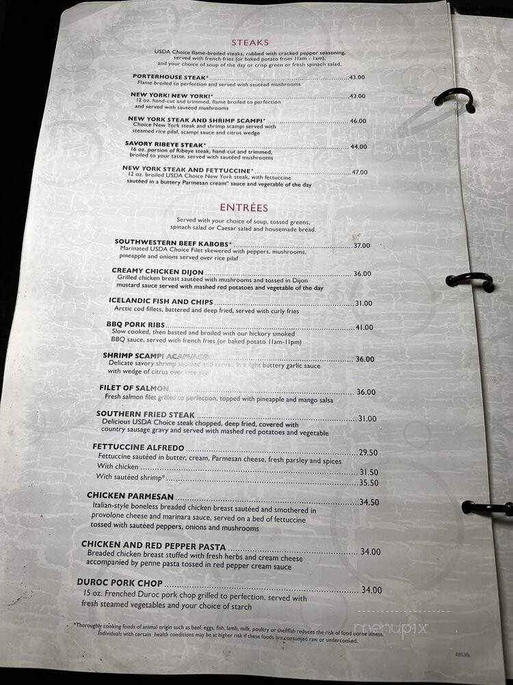 Peppermill - Las Vegas, NV menu_pic