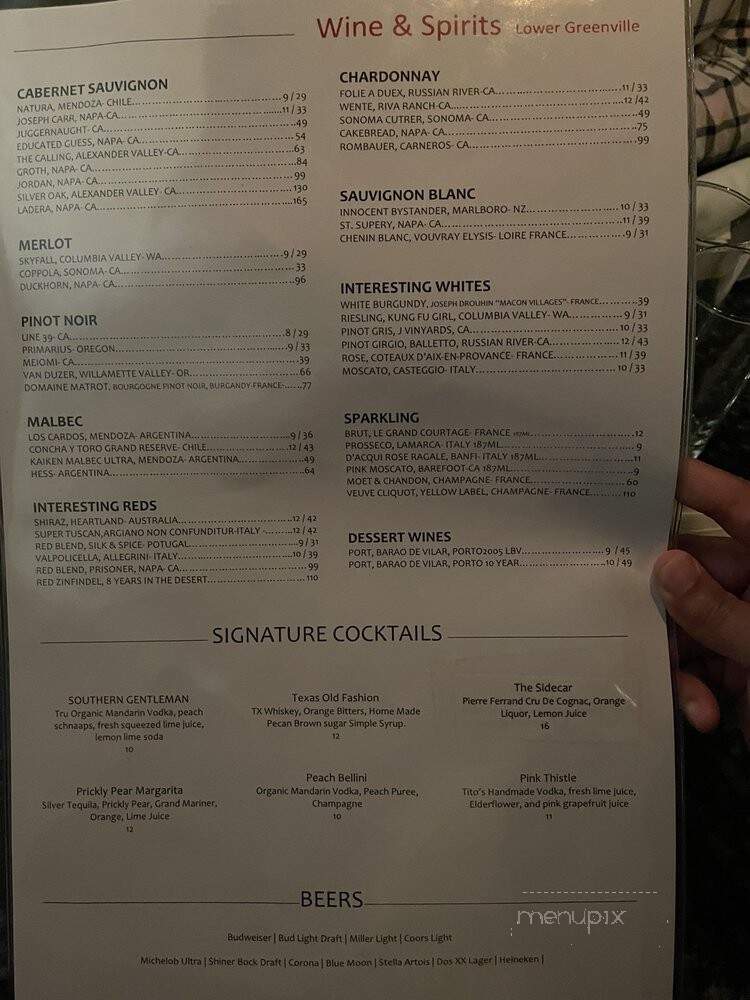 Simply Fondue - Fort Worth, TX menu_pic