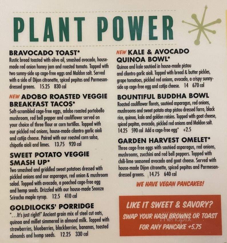 Snooze - Denver, CO menu_pic