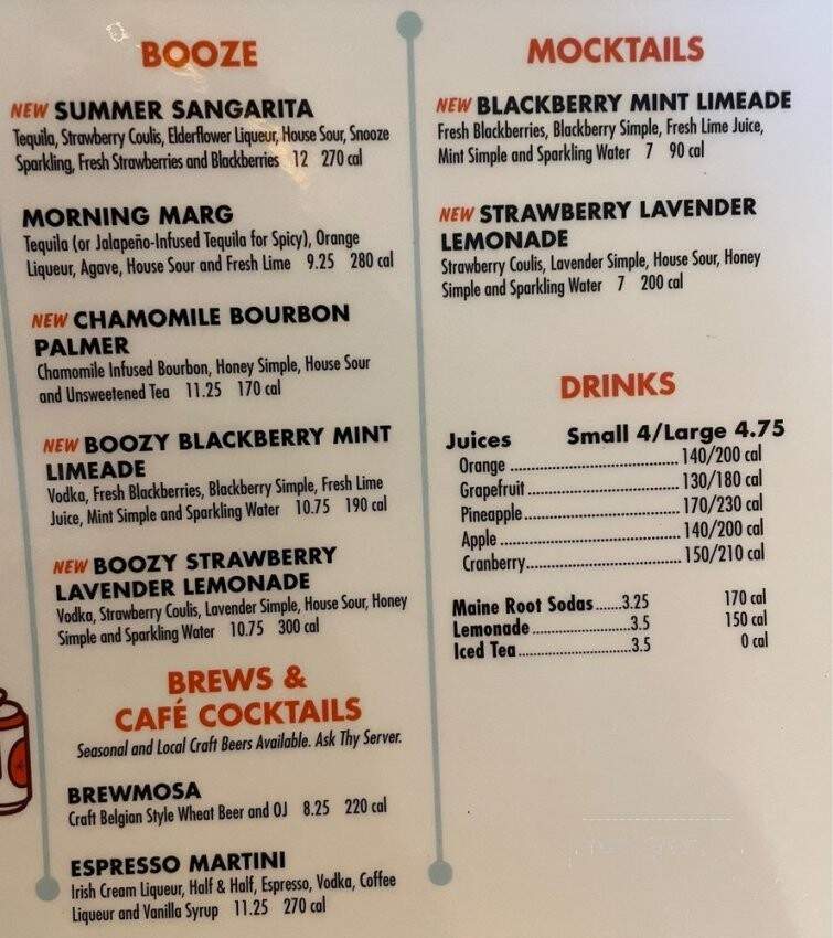 Snooze - Denver, CO menu_pic