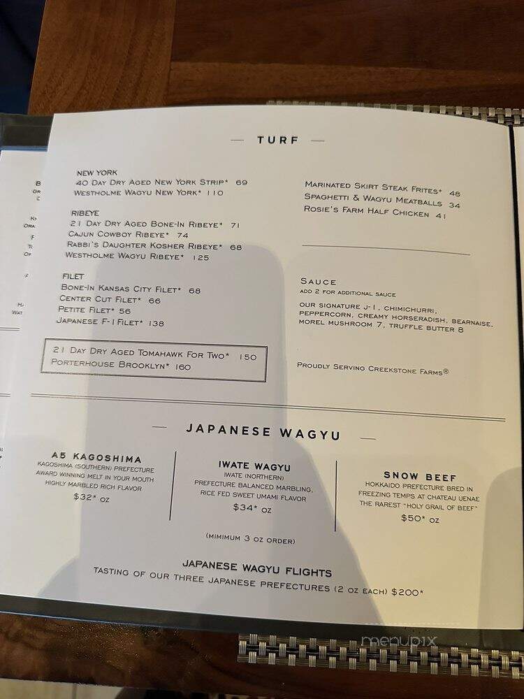 Boa Sunset - West Hollywood, CA menu_pic