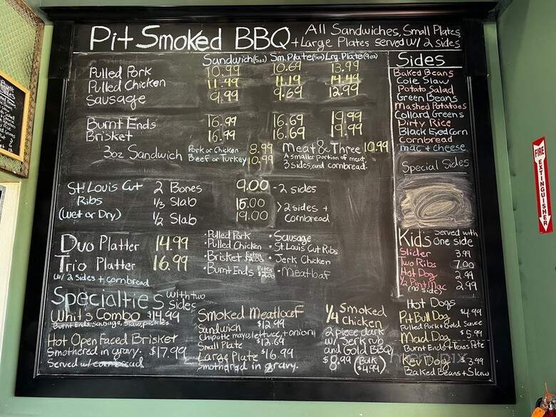 Whitner's Barbeque - Virginia Beach, VA menu_pic