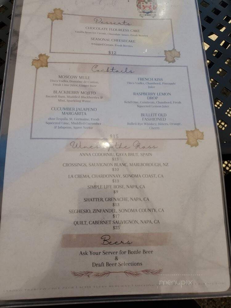 O'Neill's Bar & Grill - Mission Viejo, CA menu_pic