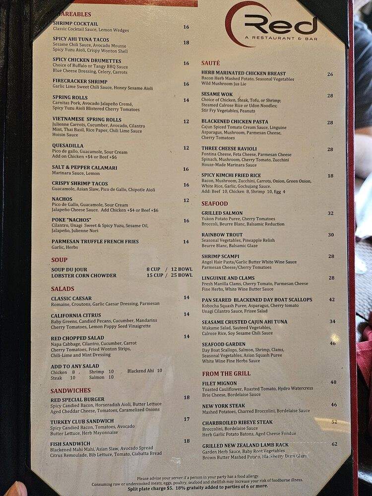 RED - City of Industry, CA menu_pic