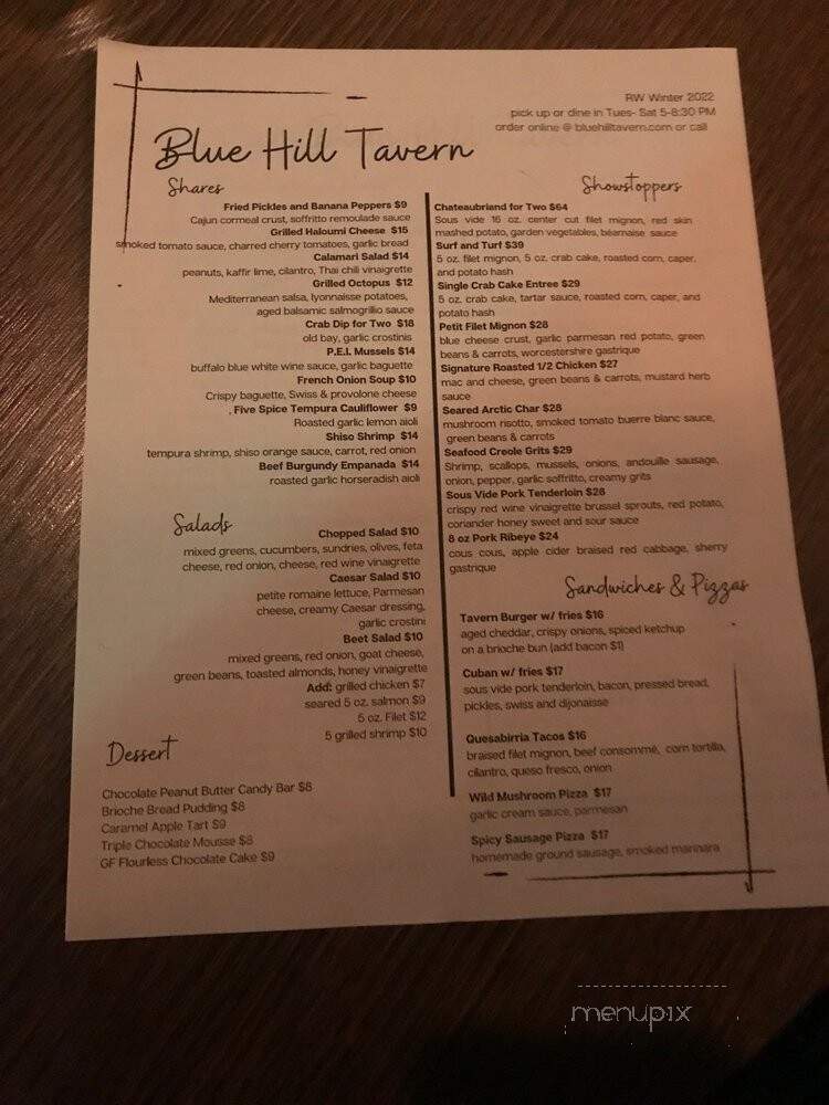 Blue Hill Tavern - Baltimore, MD