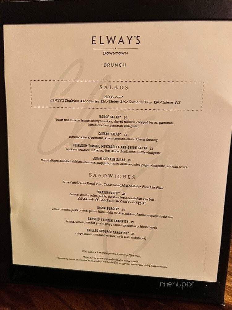 ELWAY'S Downtown - Denver, CO