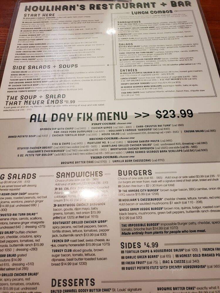 Houlihan's Restaurant - Garland - Garland, TX menu_pic