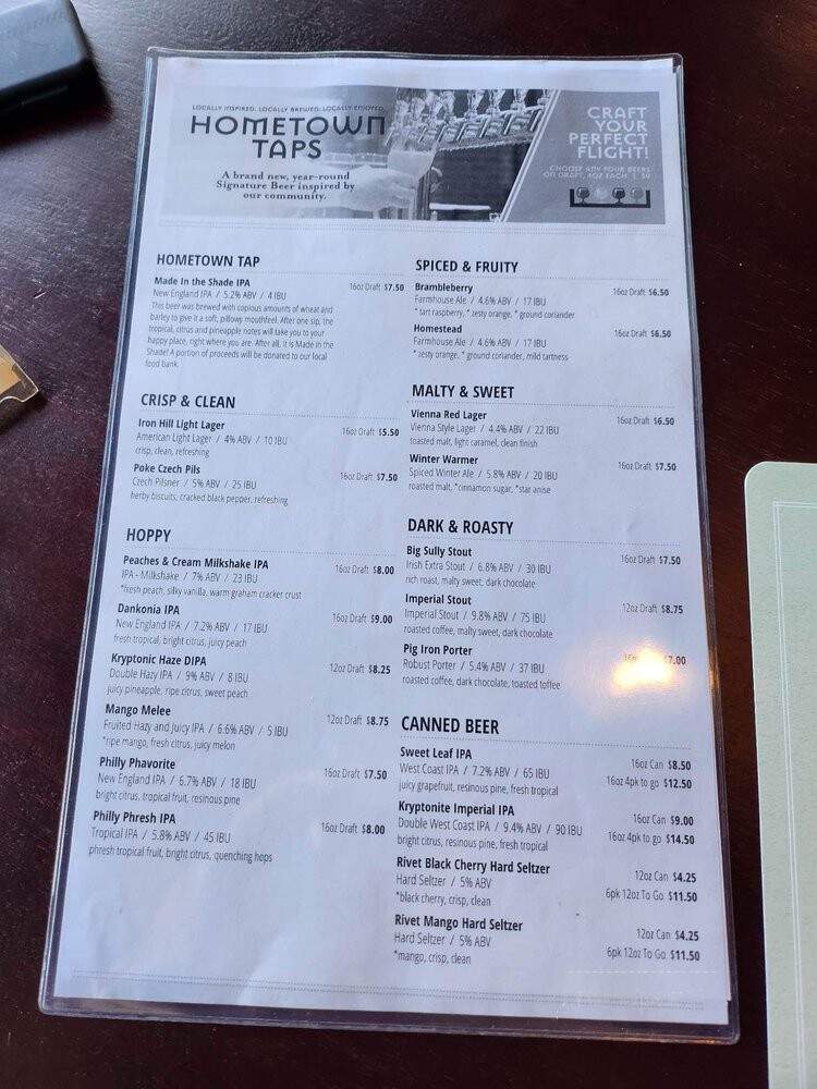 Iron Hill Brewery - Maple Shade - Maple Shade, NJ menu_pic