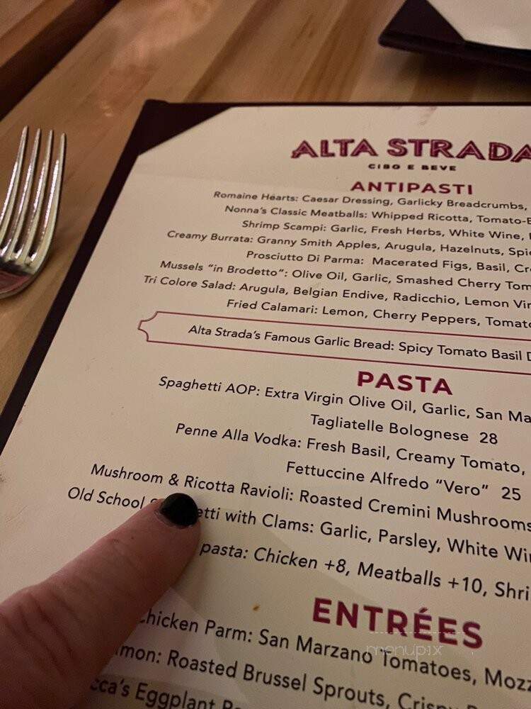 Alta Strada Foxwoods - Mashantucket, CT menu_pic
