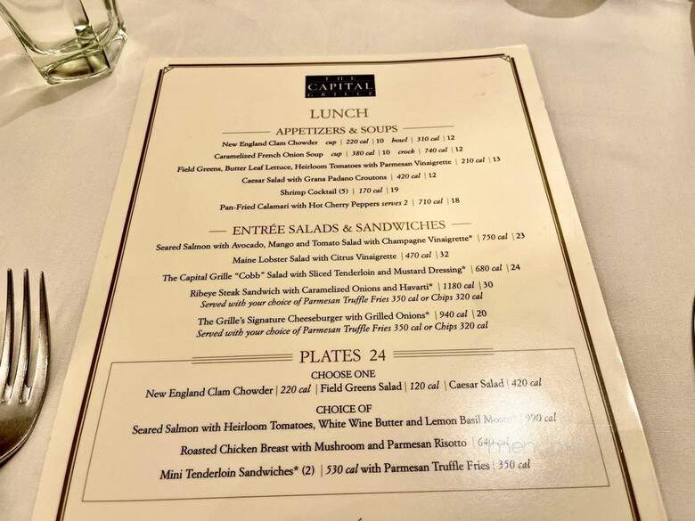 Capital Grille - Indianapolis - Indianapolis, IN menu_pic