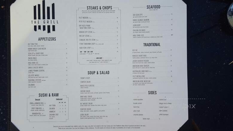 The Grill on the Alley - Westlake Village - Westlake Village, CA menu_pic